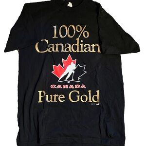 RARE Hockey Canada Olympic Gold Shirt